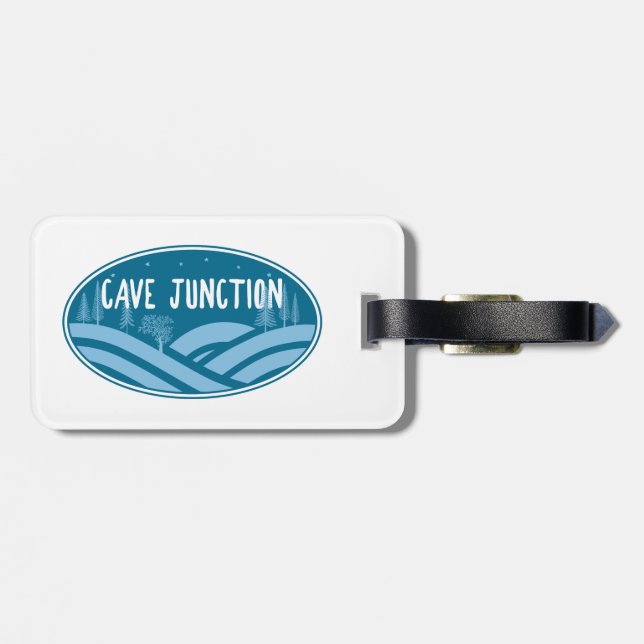 Cave Junction Oregon im Freien Gepäckanhänger (Rückseite horizontal)