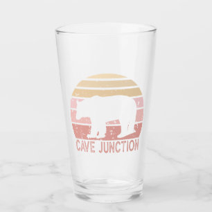 Cave Junction Oregon Retro Bear Glas