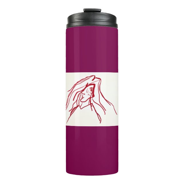 Cave Painting Thermal Tumbler Thermosbecher (Vorderseite)