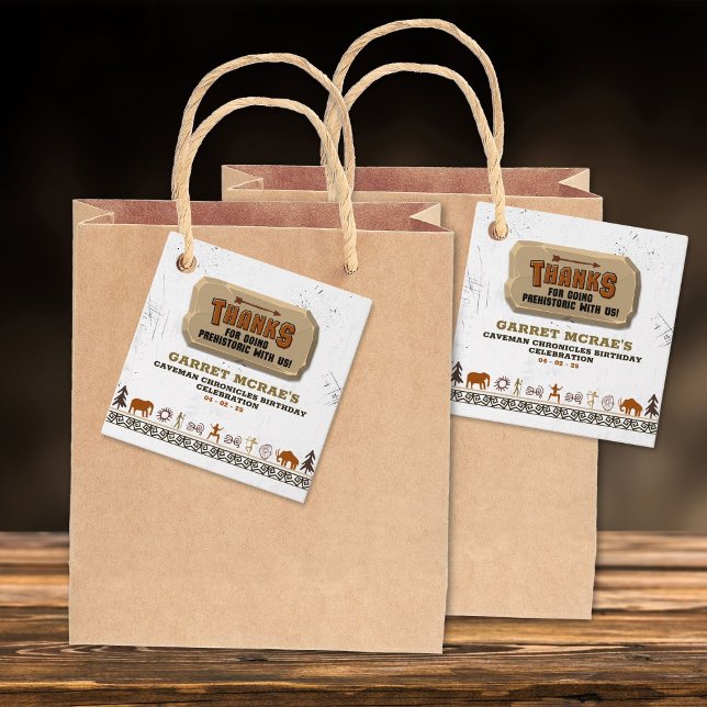 Caveman Chronicles Vielen Dank Geschenkanhänger (Von Creator hochgeladen)