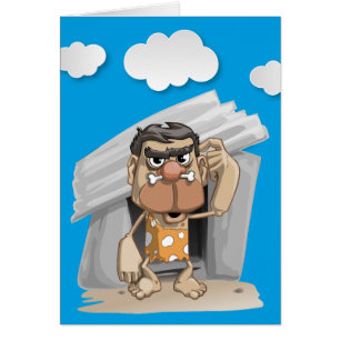 Caveman Vathers Day Card