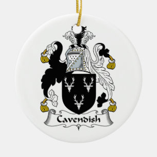 Cavendish Familienwappen Keramik Ornament