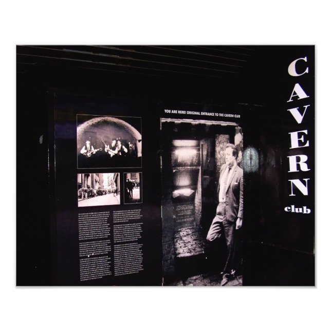 Cavern Club Original Eingang, Liverpool, Großbrita Fotodruck (Vorne)