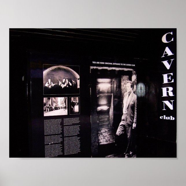 Cavern Club Original Eingang, Liverpool, Großbrita Poster (Vorne)
