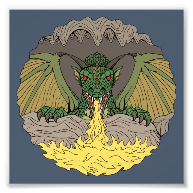 Cavern Dragon 2016 Fotodruck (Vorne)