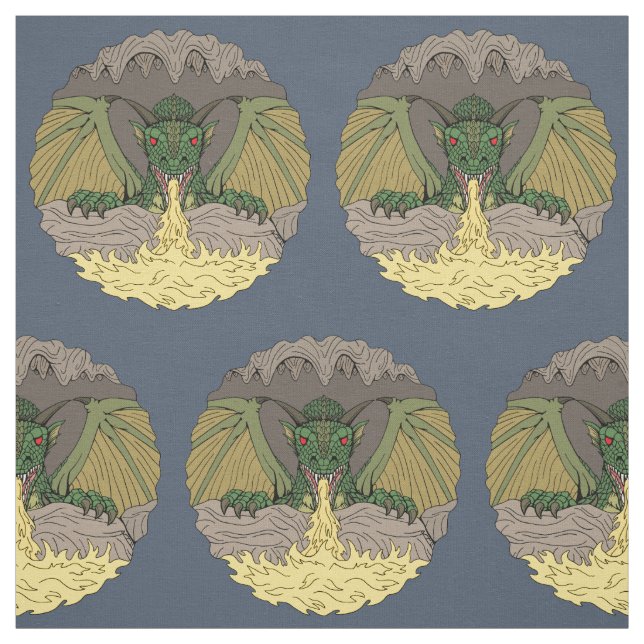 Cavern Dragon 2016 Stoff (Muster)