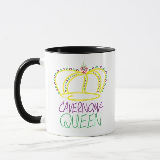 Cavernoma Queen, Design von Jamie Twinney, Tasse (Links)