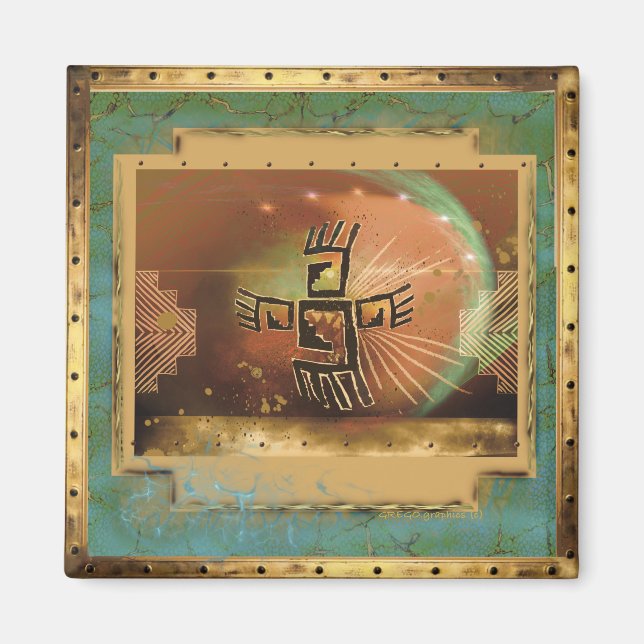 Cavers Dance for Peace - eine magnetische Interpre Magnet (Vorne)