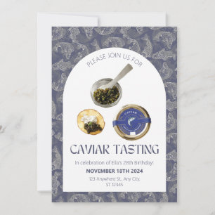 Caviar-Degustations-Party Einladung