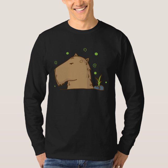 Caviidae Guinea Pig in Hibernation T-Shirt (Vorderseite)