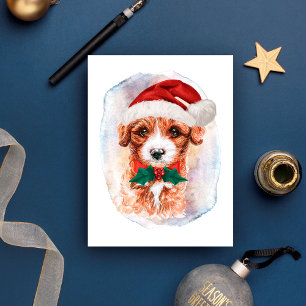 Cavoodle Weihnachtsgeschenke für Hunde Liebhaber Feiertagspostkarte