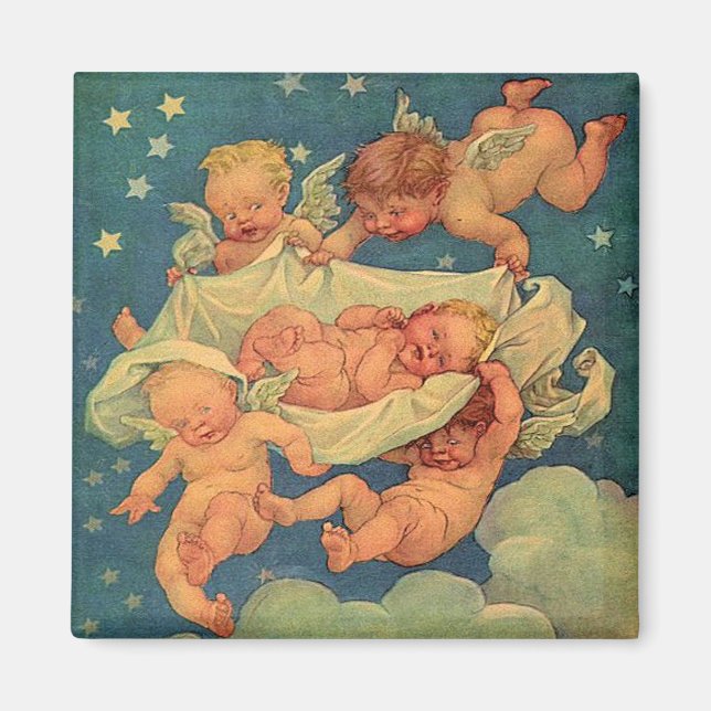 Cavorting Cherubs Magnet (Vorne)