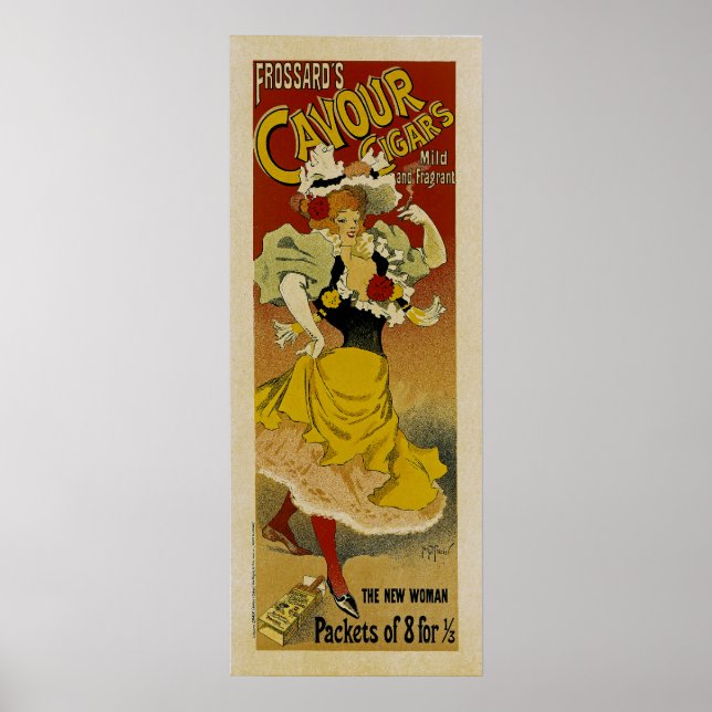 Cavour Cigars Ad Poster (Vorne)