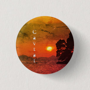 Cavtat, Kroatien Ansicht von Sunset 1974 Filter Button