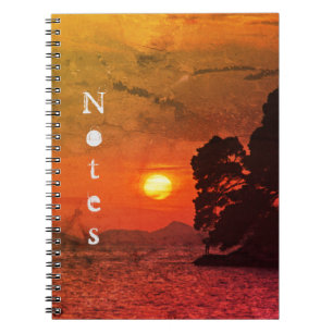 Cavtat, Kroatien Ansicht von Sunset 1974 Filter Notizblock