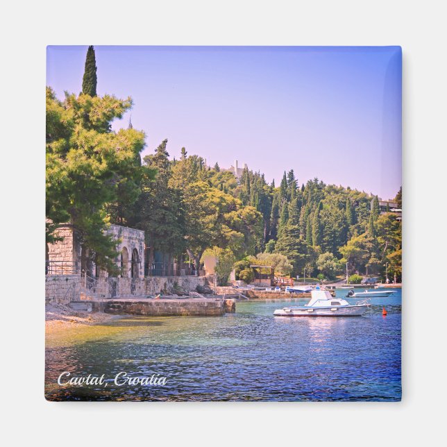 Cavtat, Kroatien Aussicht auf Beach Holiday Magnet (Vorne)