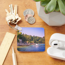 Cavtat, Kroatien Sicht auf den Strand