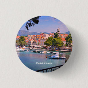Cavtat, Kroatien Sicht auf die Stadt Button