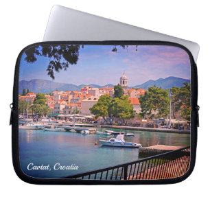 Cavtat, Kroatien Sicht auf die Stadt Laptopschutzhülle
