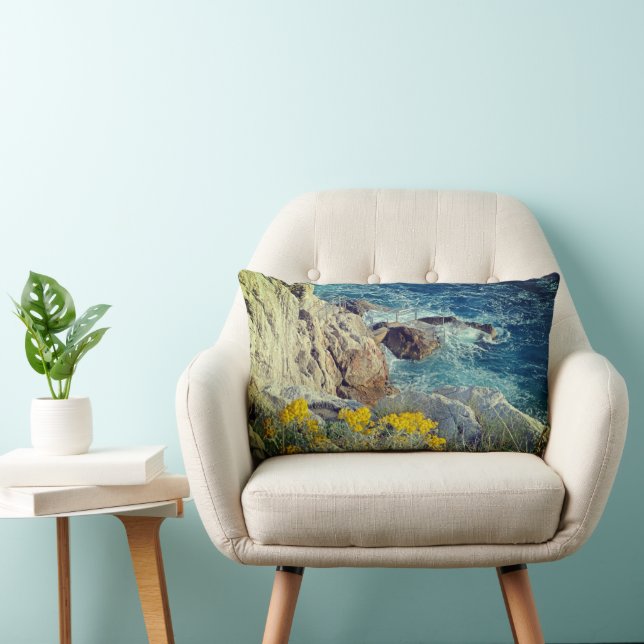 Cavtat Rocky Beach View Lumbar Cushion Lendenkissen (Stuhl )
