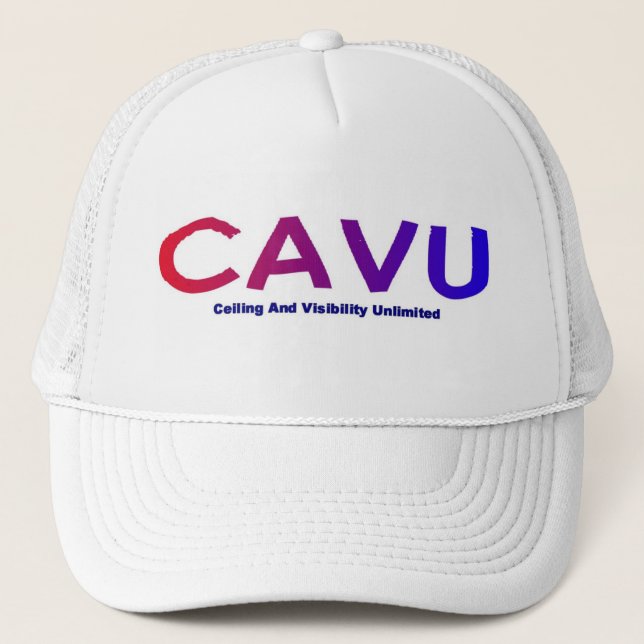CAVU TRUCKERKAPPE (Vorderseite)