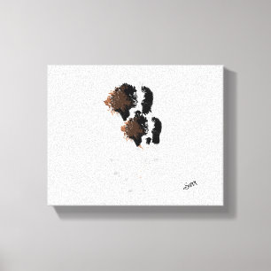 Cavvas Art: gefangen in einem Blizzard Leinwanddruck