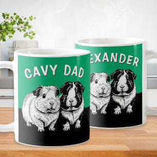 Cavy Dad Personalisierter Meerschweinchenliebhaber Kaffeetasse