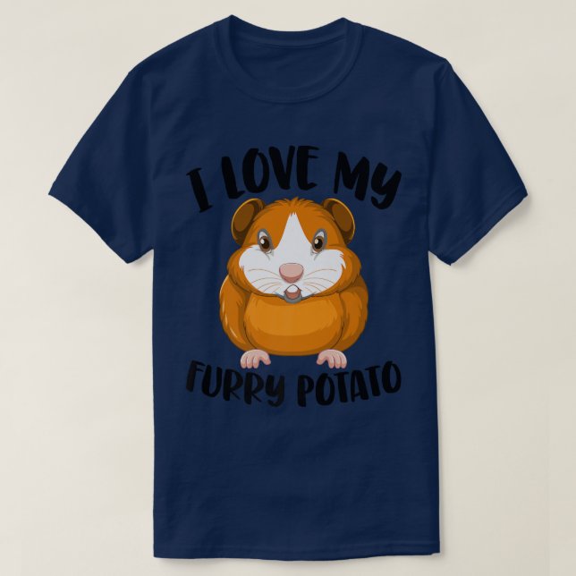 Cavy Liebhaber Guinea Schweinebesitzer ich Liebe m T-Shirt (Design vorne)