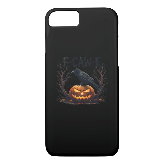 Caw-F's Spooky Pumpkin Halloween Classic Case-Mate iPhone Hülle (Rückseite)