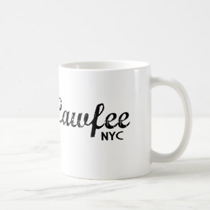 Cawfee New York lustige Kaffee-Tasse Kaffeetasse