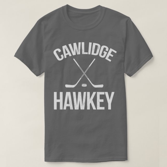 Cawlidge Hawkey Puck Stick Skaten Rink T-Shirt (Design vorne)