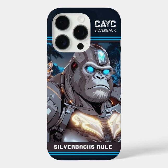 CAYC Silverbacks regieren Case-Mate iPhone Hülle (Rückseite)