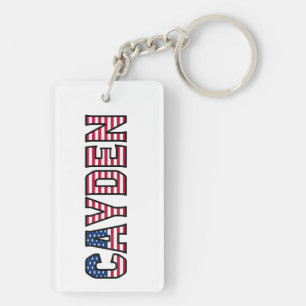 Cayden Name Vorname USA Flagge Anhänger Schlüssel Schlüsselanhänger