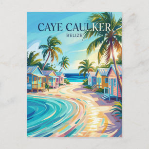 Caye Caulker Belize Postkarte