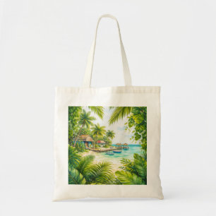Caye Caulker Tropische Strandinsel Tragetasche