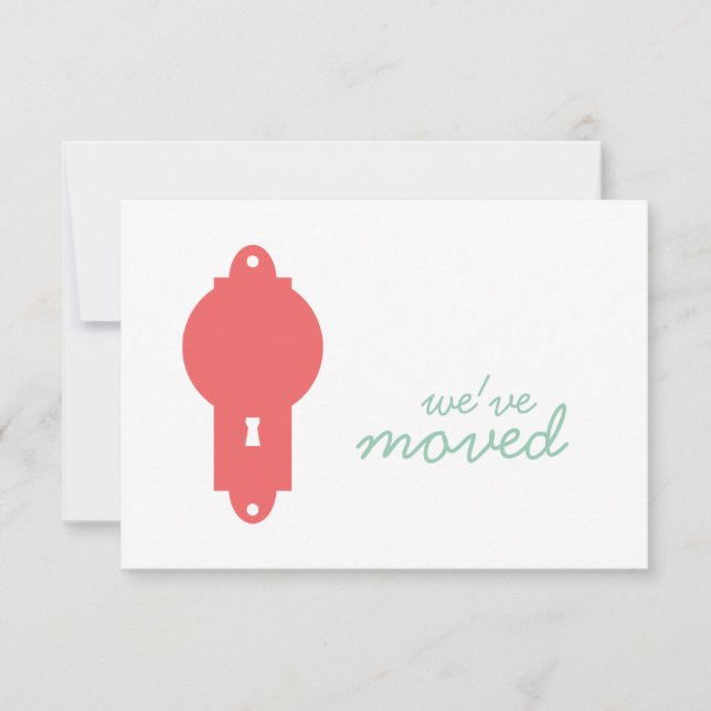 Cayenne Door Knob Housewarming Party Einladung (Vorderseite)