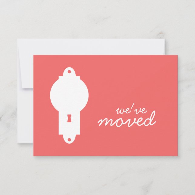 Cayenne Door Knob Housewarming Party Einladung (Vorderseite)