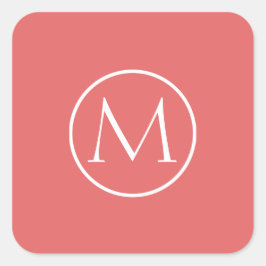 Cayenne Elegant Quadratischer Aufkleber