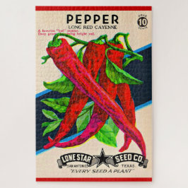 Cayenne-Paprika-Packung aus den 50er Jahren Puzzle
