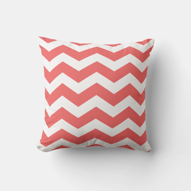 Cayenne Zickzack Pattern Throw Pillow Kissen (Vorderseite)