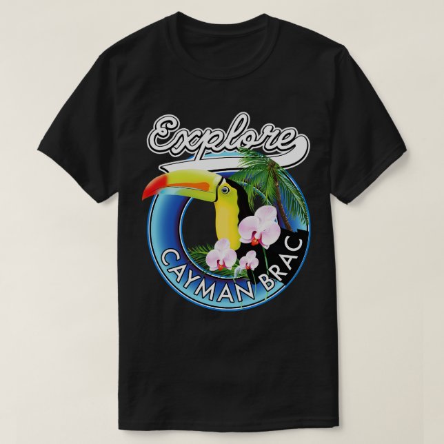Cayman Brac Travel T-Shirt (Design vorne)