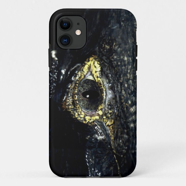Cayman Crocodile Eye Reptile iPhone 5 Fall Case-Mate iPhone Hülle (Rückseite)