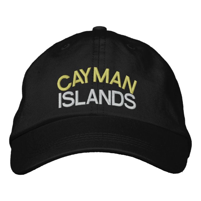 CAYMAN ISLANDS BESTICKTE KAPPE (Vorderseite)