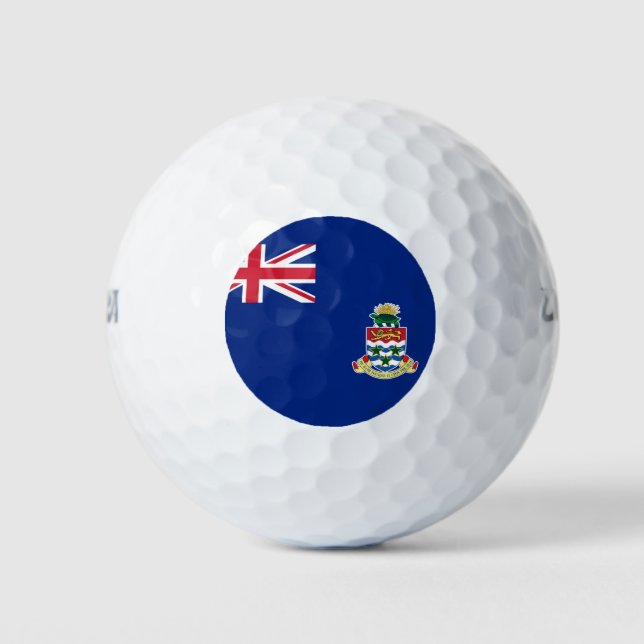 Cayman Islands flagge Golf Balls Golfball (Vorderseite)