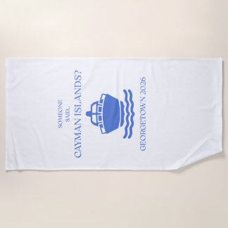 Cayman Islands Georgetown Luxus-Strandtuch Strandtuch