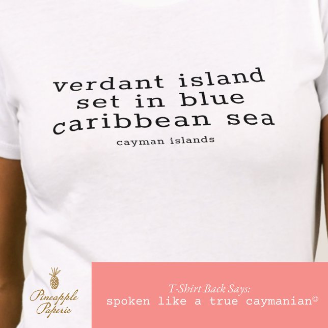 Cayman Islands National Song Personalisiert T-Shirt (Von Creator hochgeladen)