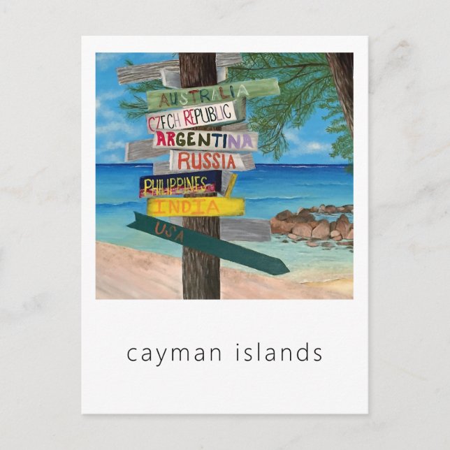 Cayman Islands Postcard Postkarte (Vorderseite)