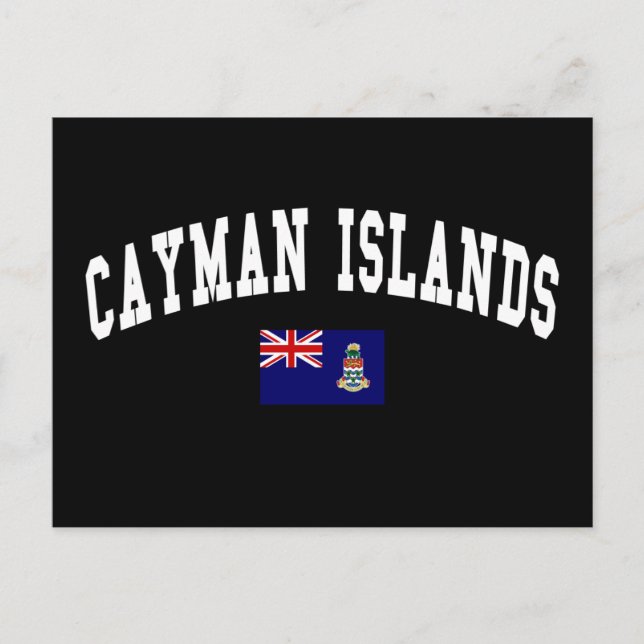 Cayman Islands Style Postkarte (Vorderseite)