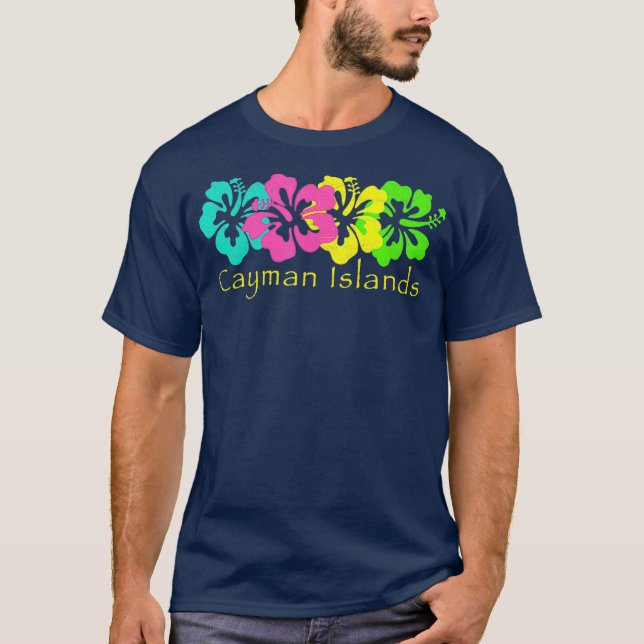 Cayman Islands Tropical Beach Cayman Island Surf T-Shirt (Vorderseite)