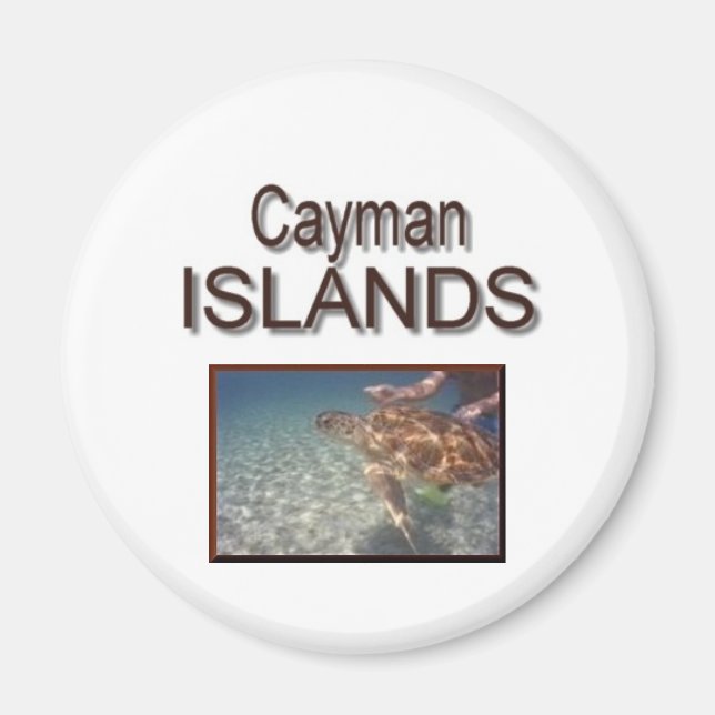 Cayman Islands Turtle Magnet (Vorne)